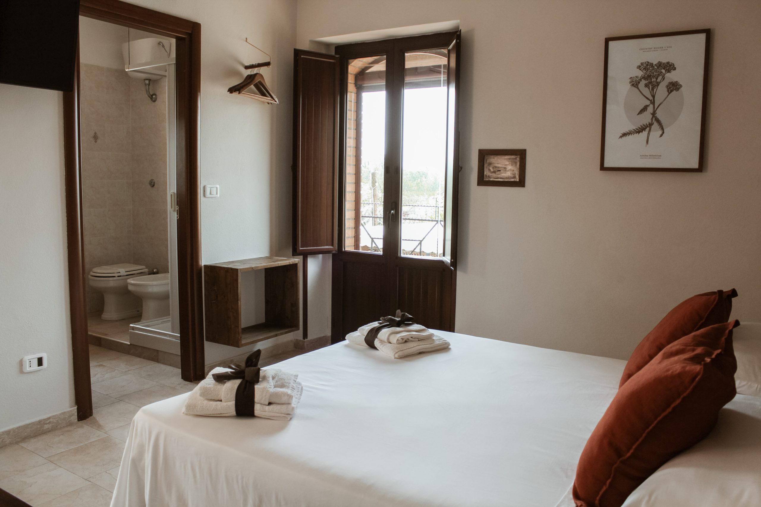 Le camere del Country House L'Aia